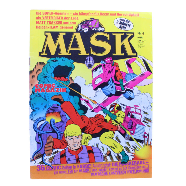 M.A.S.K. Comic Nr. 6 „Die Maskerade“ – Interpart 1988 – Curt Swan – Deutsch